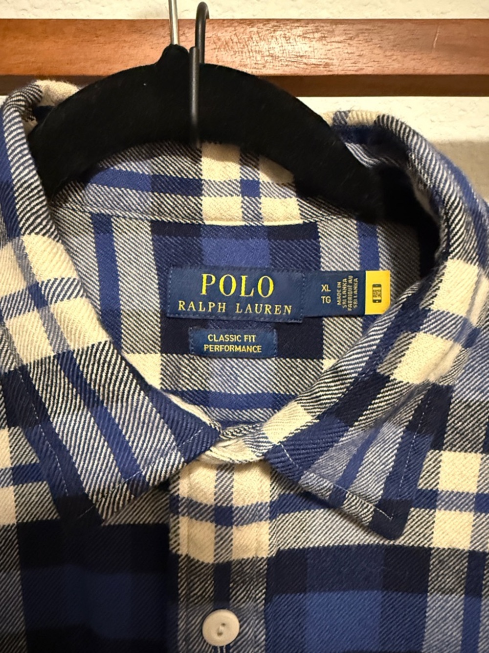 Polo by Ralph Lauren Blue and Cream Plaid Button-Down Shirt - Picture 2 of 5